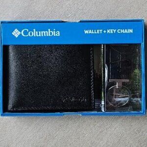 Columbia Men's Wallet+ Key Chain Set NEW